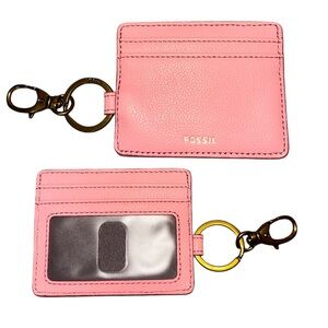 Fossil Pink Card Holder